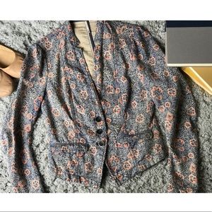 NWOT Free People Floral Blazer, size 4